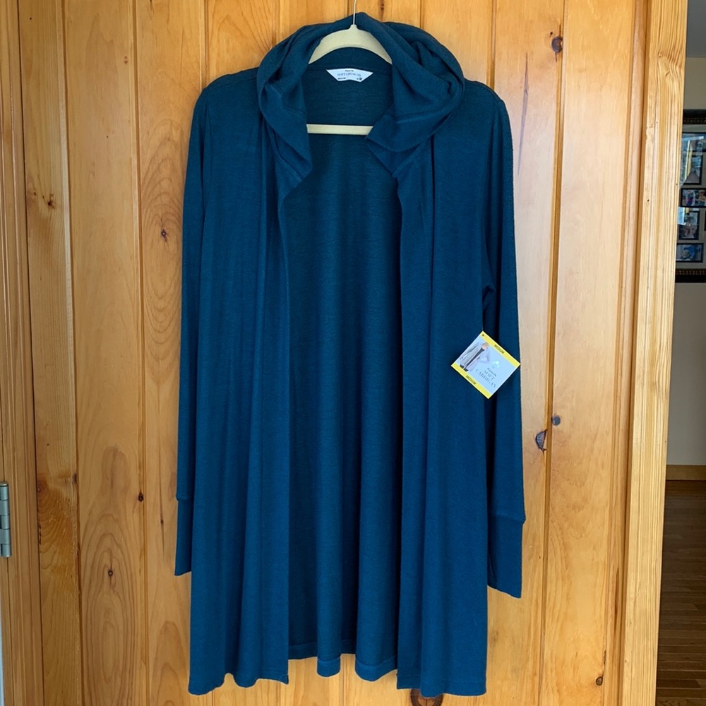 Members Mark Hooded Cardigan-NWT